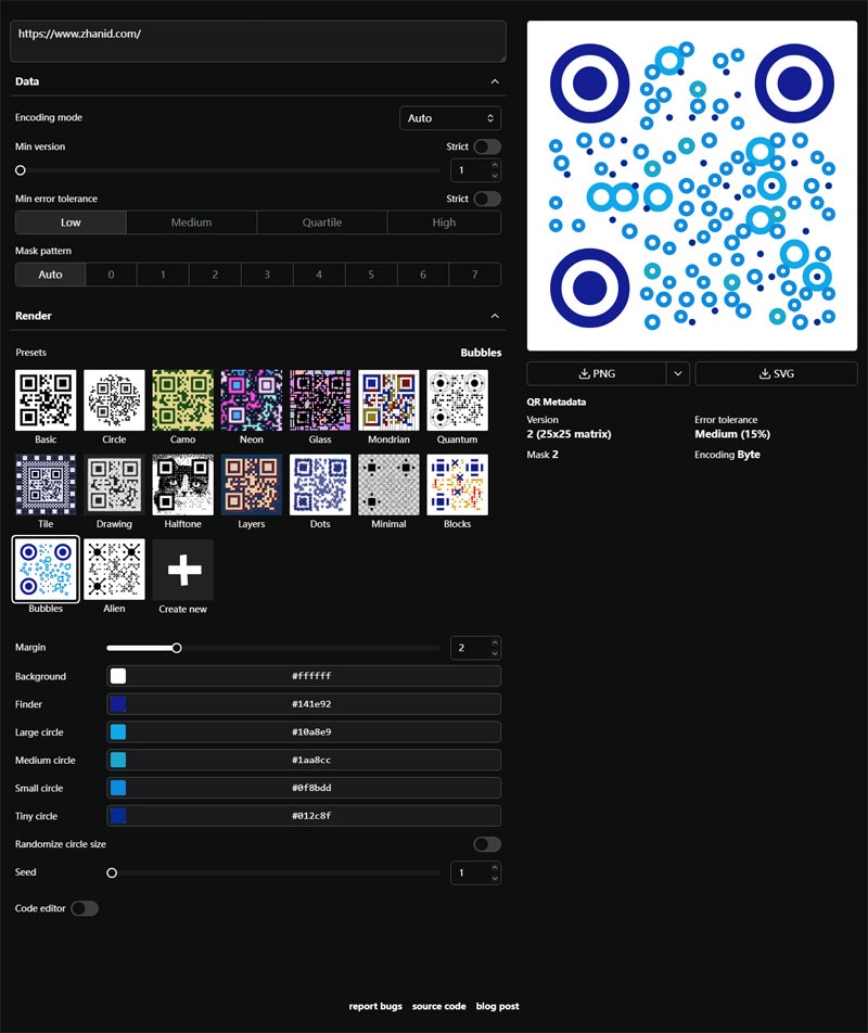 qrframe(开源在线二维码生成器网站源码)-王子主页