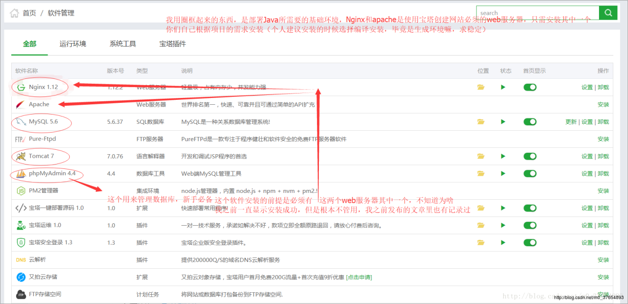 宝塔部署java web项目操作流程插图1 宝塔部署java web项目操作流程插图1