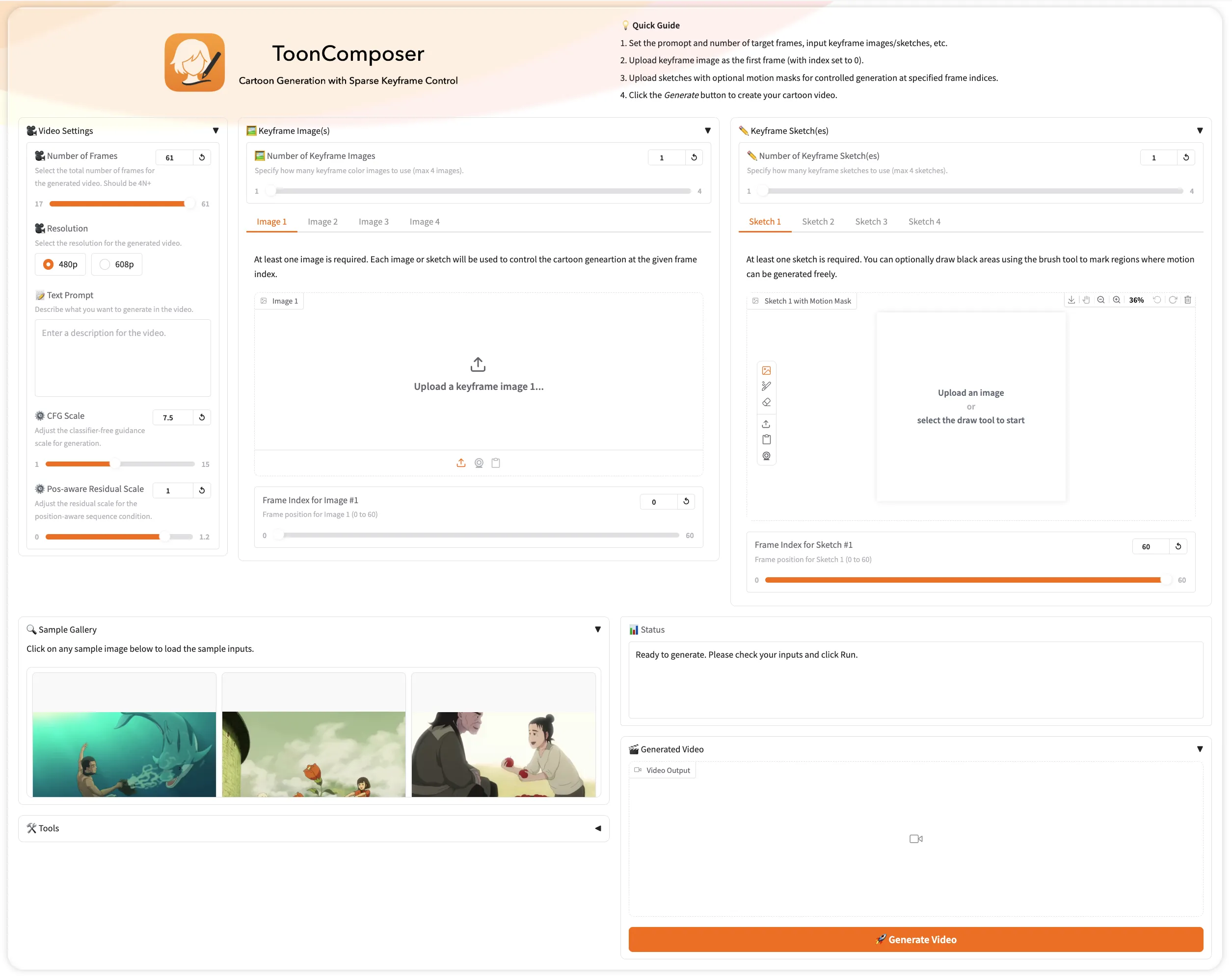ToonComposer:腾讯、香港中文大学和北京大学联合开源的生成式AI动画制作工具-王子主页