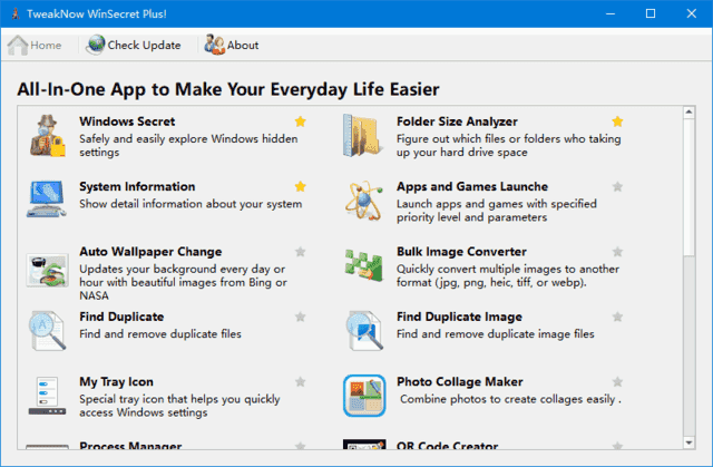 TweakNow WinSecret Plus!(系统优化软件) v7.7.5 便携版-王子主页