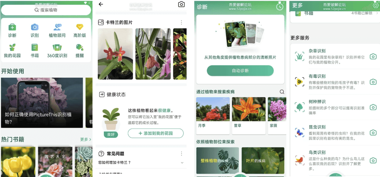 PictureThis Plant Identifier 植物识别软件 v5.19.0 简洁无广告-王子主页