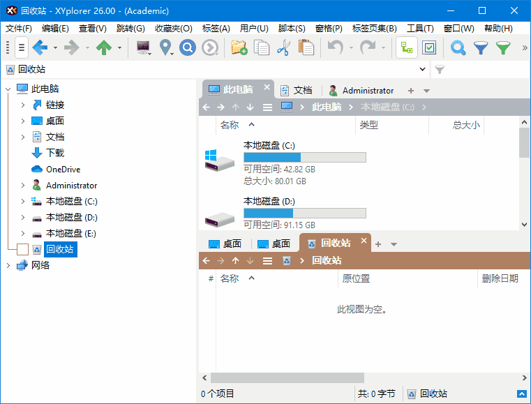 XYplorer(多标签文件管理器) v28.20.0600 64-bit 多语便携版-王子主页